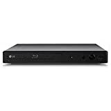 LG BP350 Blu-ray Disc & DVD Player Full HD 1080p Upscaling with Streaming Services, Built-in Wi-Fi, HDMI Output and Smart HI-FI-Compatible, Bundled with Alphasonik HDMI Cable Included