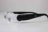 Hongdee TV Glasses for Elderly People Low Vision Watching TV far View Glasses for Seniors(Black)