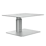 Nillkin Monitor Stand Riser Adjustable Height - Computer Monitor Stand for Desk, Ergonomic Aluminum Computer Desk Holder for TV, iMac, Laptop,MacBook Air/Pro, Dell, HP and other Screen Display, Silver