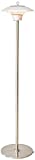 Hanover 6.8-Ft. 1500W Portable Electric Infrared Halogen Stand Lamp | 3 Heat Settings | Powerful Energy Efficient Outdoor Heating | Ideal for Garage, Workshop, Porch, Balcony up to 56 Sq. Ft. | Silver