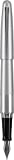 PILOT Metropolitan Collection Fountain Pen, Silver Barrel, Classic Design, Fine Nib, Black Ink (91113)