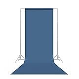 Savage Seamless Paper Photography Backdrop - Color #64 Blue Jean, Size 53 Inches Wide x 36 Feet Long, Backdrop for YouTube Videos, Streaming, Interviews and Portraits - Made in USA