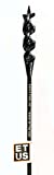 Eagle Tool US EA75072 Flex Shank Installer Drill Bit, Auger Style, 3/4-Inch by 72-Inch, Made in The USA, Black