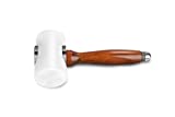 Leather Carving Hammer Mallet For Leather Work Leather Mallet Cowhide Sew Club DIY Leathercraft Wooden Mallet Wood Handle (T-Head)