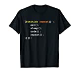 Eat Sleep Code Repeat - Funny T-shirt