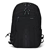 Targus Travel Laptop Backpack for 15.6 inch Laptops, TSA Checkpoint-Friendly Carry On Travel Backpack for Women Men Business/College Laptop Bag for Work School Travel, Black (TBB013US)