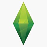 Sims Plumbob Vinyl Waterproof Sticker Decal Car Laptop Wall Window Bumper Sticker 5'