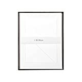 C.R. Gibson White Boxed Letter Papers with Envelopes, 40pc, 6'' W x 8'' H