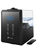 Elechomes Humidifiers for Bedroom (6L), Ultra-Quiet Warm and Cool Mist Humidifiers for Home, Baby and Plants, Customized Humidity, Sleep Mode, Timer, UC5501, Black