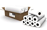 8 ROLLS VALUE PACK. Plotter Paper 24 x 150, CAD Paper Rolls, 20 lb. Bond Paper on 2' Core for CAD Printing on Wide Format Ink Jet Printers, from ACYPAPER