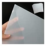 BANLTRE 12 Sheets 7.5 mil Mylar Sheet 12 x 12 inch Milky Translucent PET Blank Stencil Making Sheet for Cricut, Silhouette, Gyro-Cut Tool Template Material (7.5 mil)
