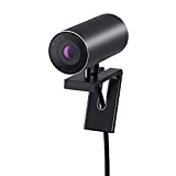 Dell UltraSharp HDR 4K Webcam with Privacy Cover, HD USB Computer Camera with 4K Sony STARVIS CMOS / IR / Proximity Sensor,  Black - Anodized Aluminum - WB7022 – for Windows