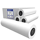 Alliance Wide Format Paper 24' x 150' CAD Bond Rolls (20lb | 4 Rolls, 24 In x 150 Ft | 2' Core)