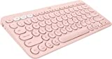 Logitech K380 Multi-Device Bluetooth Keyboard for Mac with Compact Slim Profile, Easy-Switch, 2 Year Battery, MacBook Pro/ MacBook Air/ iMac/ iPad Compatible - Rose