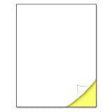 30 Sheets, Printable White Sticker Paper, Laser/Inkjet Printing - Matte, Letter Size (8.5' x 11')