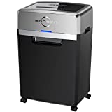 BONSEN Heavy Duty Paper Shredder, 24-Sheet Cross-Cut Shredder, 40-Min Continuous Running Time, Commercial Grade Shredder for Office, 7.9-Gallon Big Basket, 58dB Super Quiet, P-4 High Security (S3105)