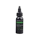 Illusionist Magic Creator Tattoo Stencil Transfer Gel Solution- Produces Dark & Clean Stencils - Lasts All Day (1 Ounce)