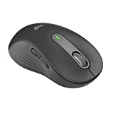 Logitech Signature M650 L Left Wireless Mouse - For Large Sized Left Hands, 2-Year Battery, Silent Clicks, Customizable Side Buttons, Bluetooth, Multi-Device Compatibility - Graphite