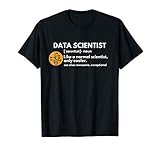 Funny Data Scientist Definition Computer Science T-Shirt