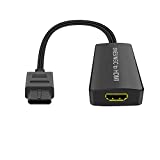 N64 to HDMI, N64 to HDMI Converter SNES to HDMI Converter SNES HDMI Adapter, SNES/NGC to HDMI Support 16:9/4:3 Cutover, Plug and Play
