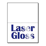 2-up Jumbo Postcards, Laser Glossy - 100 Sheets / 200 Postcards