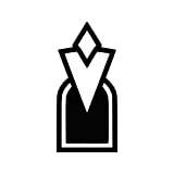 Marker Chess Piece Cutout - Vinyl 4 Inches Tall (Color: Black) Decal Laptop Tablet Skateboard Car Windows Stickers