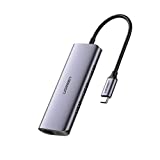 UGREEN USB C Hub Type C to 3 Port USB 3.0 Dock with Gigabit Ethernet Adapter Micro USB Power Compatible with MacBook Pro Air Dell XPS 15 13 Chromebook Pixel Surface Book 2 Samsung S10 S9 Plus S8