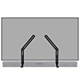 ECHOGEAR Under TV Sound Bar Mount - Adjust Height & Depth for Maximum Compatibility Between Your TV & Soundbar - Works with with LG, Vizio, Bose, Dolby Atmos Speakers & More - Mounts to TV VESA Holes
