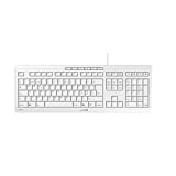 CHERRY Stream Keyboard Wired USB SX Scissors Mechanism QWERTY Whisper-Quiet Silent Keystroke for Home Office, Work or Personal Computer.