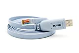 Cisco Router USB Console Cable (RJ45) Switch Accessory for NETGEAR, LINKSYS, TPLink Routers | Laptops, Personal Computers, Mac, Windows, Linux | FTDI Chip | 6 Feet