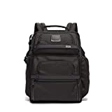 TUMI Alpha 3 Brief Pack - 15' Laptop Backpack with Padded Adjustable Straps - Stores Laptop, Tablet, Toiletries, Snacks, Ipads - Black