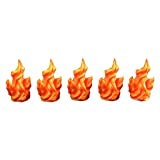 EnderToys Fire Tokens, Terrain Scenery for Tabletop 28mm Miniatures Wargame, 3D Printed and Paintable