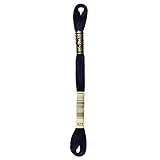DMC 117-823 6 Strand Embroidery Cotton Floss, Dark Navy Blue, 8.7-Yard