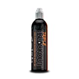 World Famous Tattoo Ink - Triple Blackout Tattoo Ink - Dark & Bold Black Shade - Professional Tattoo Ink & Tattoo Supplies - Skin-Safe Permanent Tattooing in Bold Shades - Vegan & Non-Toxic (1 oz)