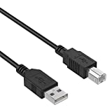 PwrON 6ft USB Cable Laptop PC Data Cord for Native Instruments Traktor Kontrol S2 MK2 S2 MK2 HW S4 F1 S4 MK2 DJ Controller