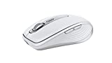Logitech MX Anywhere 3 for Mac – Wireless, Ultrafast Magnetic Scrolling, Any Surface, 4000DPI Sensor, USB-C, Bluetooth,MacBook Pro,Macbook Air,iMac,iPad Compatible - Pale Grey