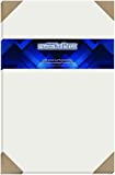 100 Soft Off-White Translucent 17# Thin Sheets - 11' X 17' (11X17 Inches) Tabloid|Ledger|Booklet Size - 17 lb/Pound Light Weight Fine Quality Paper - Tracing, Fun or Formal - Not a Clear Transparent