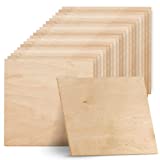 Artlicious 1/8 inch (3mm) - 12x12 Baltic Birch Plywood Sheets - 20 Pack