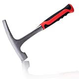 13Inch Rock Pick Hammer, Brick Hammer, All Steel Geologist's Hammer Used For Mining And Geological Exploration