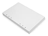 A5 6-Ring Binder Planner Inserts - Thick Cream Color Dotted, 120 gsm Loose Leaf, A5 Paper Refills Compatible with Filofax, 6 Hole, 100 Sheets, 200 Dot Grid Pages - 8 1/4 x 5 5/8'
