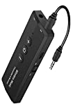 Bluetooth 5.0 Transmitter Receiver 3-in-1, Isobel Wireless 3.5mm Audio Adapter for TV PC Headphones Home Sounds System Car/CD-Like Voice Enjoyment