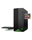 HP Pavilion Gaming Desktop, AMD Radeon RX 5500, AMD Ryzen 3 5300G Processor, 8 GB RAM, 512 GB SSD, Windows 11 Home, 9 USB Ports, Keyboard and Mouse Combo, Pre-Built PC Tower (TG01-2022, 2022)
