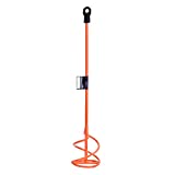 Paint & Mortar Mixer| 16' L, 3' Dia Compound, Sealer, Grout, Thinset, Plaster, Mud, Cement Mixer Stirring Paddle -Professional Paint Mixer Attachment-Zinc Plated Steel (Style# 03)