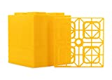 Camco Heavy Duty Leveling Blocks, Ideal For Leveling Single and Dual Wheels, Hydraulic Jacks, Tongue Jacks and Tandem Axles (10 pack) (44510)