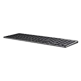 Bluetooth Keyboard for Mac OS, Ultra Slim Wireless Keyboard, Rechargeable Bluetooth Keyboard for Mac OS/iOS MacBook, MacBook Air/iMac, iPhone, iPad -Black Gray