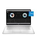 HP 17.3-inch Laptop, 11th Generation Intel Core i5-1135G7, Intel Iris Xe Graphics, 8 GB RAM, 512 GB SSD, Windows 11 Home (17.3-cn0026nr,Natural Silver)
