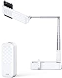 Selfie Ring Light Portable Mini LED Desk Ringlight 3200-5500K with 1000mah Battery for Live Stream Make Up YouTube TikTok Dimmable LED Camera Ring Light for iPhone & Android Phone