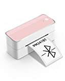 Bluetooth Thermal Label Printer - Wireless Label Printer, High-Speed Shipping Label Printer, Support iPhone, iPad, Android and Windows, Pink Label Printer for Ebay, Amazon, Canva, Etsy, USPS, UPS