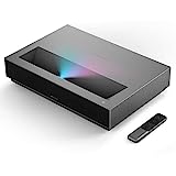 WEMAX Nova 4K Ultra Short Throw Projector, ALPD Laser TV, Android TV Smart Projectors with WiFi Bluetooth, 80'-150', HDR10, Voice Command Remote, UST Projector for Movie, Video, Gaming