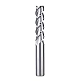 SpeTool 3 Flute Carbide End Mill for Aluminum Non-Ferrous Cutting Tool Upcut Bit for CNC Machine, 1/2 Inch Shank, Extra Long 4 Inch